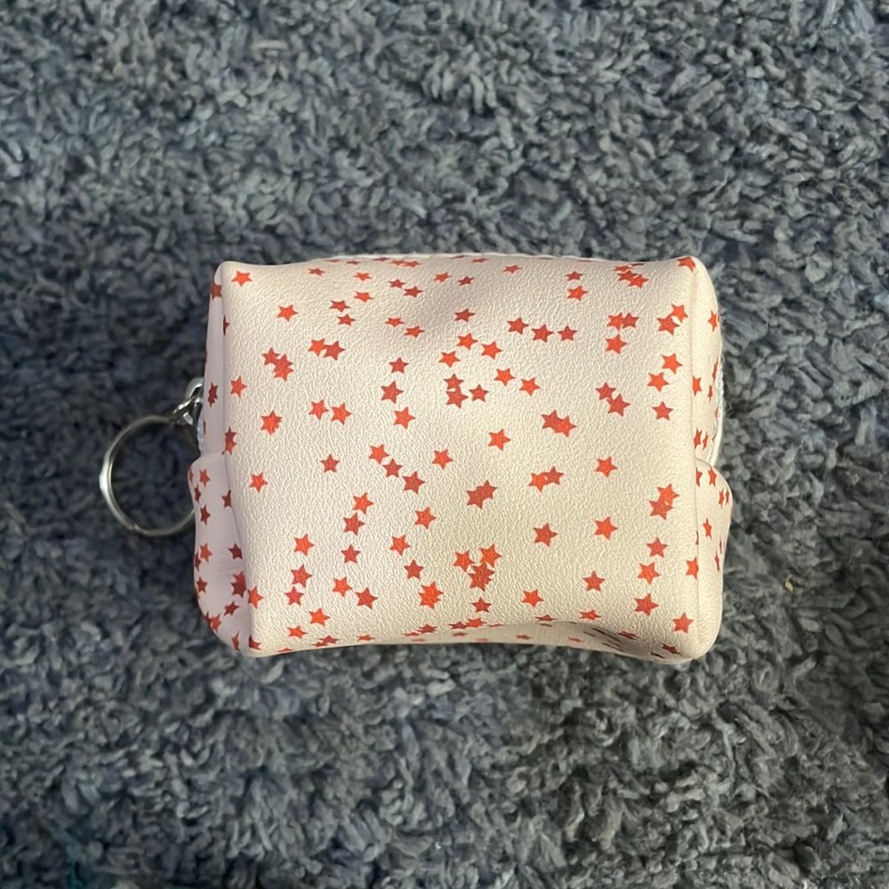 NWOT star keychain pouch